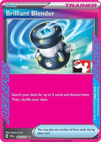 0164 Brilliant Blender ACE SPEC Rare Prize Pack Series Cards