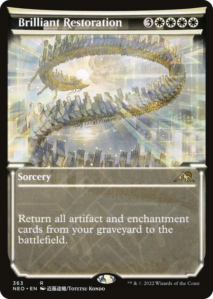 0363 Brilliant Restoration (Showcase) R Kamigawa: Neon Dynasty