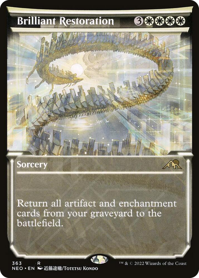 0363 Brilliant Restoration (Showcase) R Kamigawa: Neon Dynasty