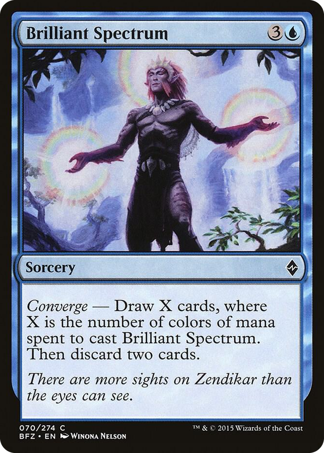 Brilliant Spectrum #70 C - Battle for Zendikar Pokemon card