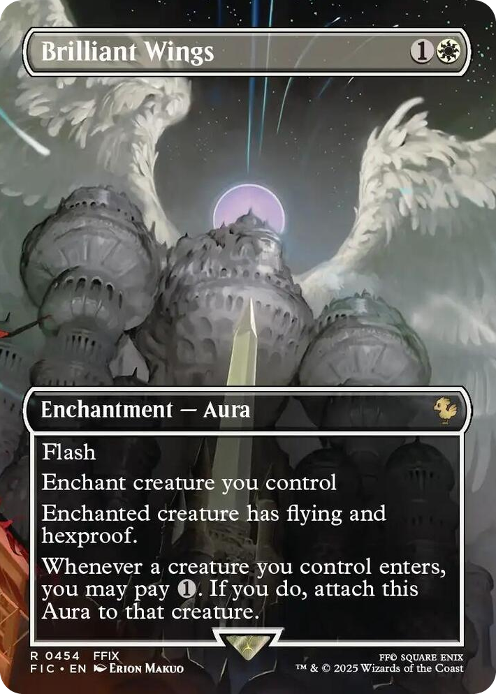0454 Brilliant Wings (Borderless) R Commander: FINAL FANTASY