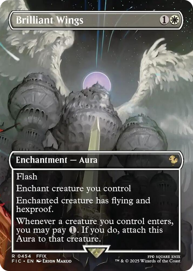 0454 Brilliant Wings (Borderless) R Commander: FINAL FANTASY