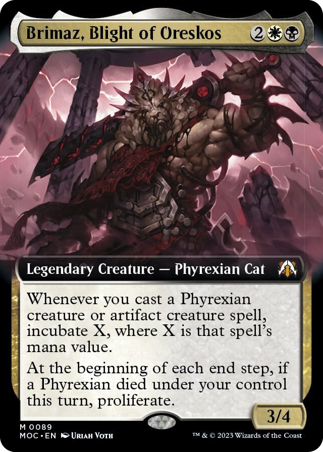 Brimaz, Blight of Oreskos (Extended Art) #89 M - Commander: March of the Machine Pokemon card