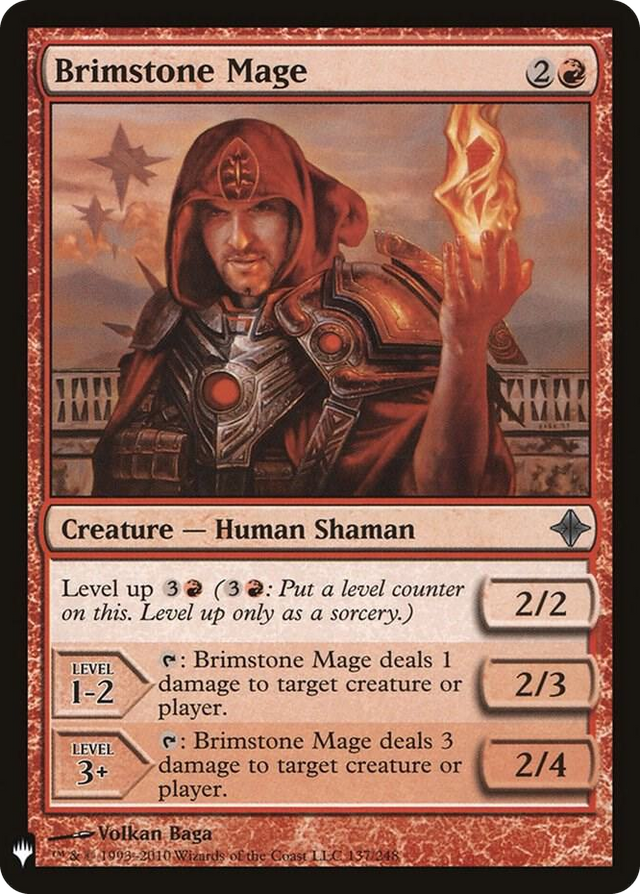 0137 Brimstone Mage U The List Reprints