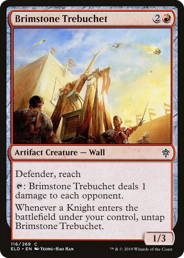 0116 Brimstone Trebuchet C Throne of Eldraine