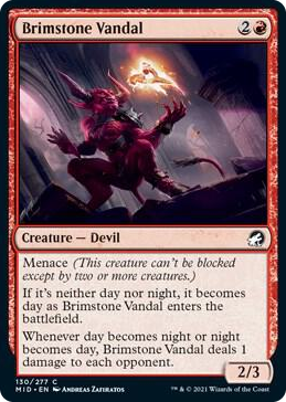 0130 Brimstone Vandal C Innistrad: Midnight Hunt