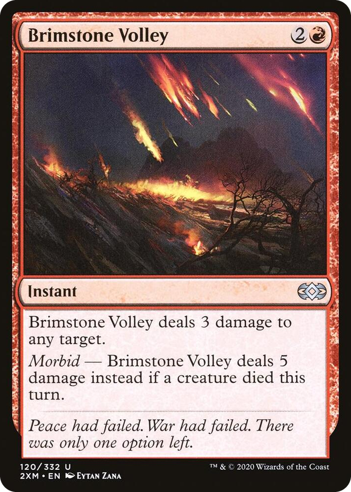 0120 Brimstone Volley U Double Masters
