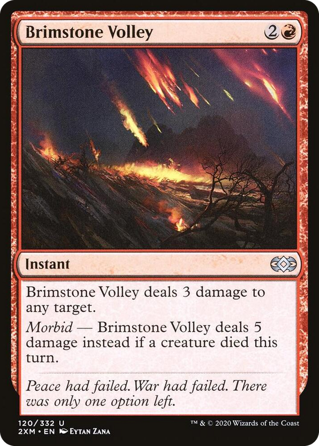 0120 Brimstone Volley U Double Masters