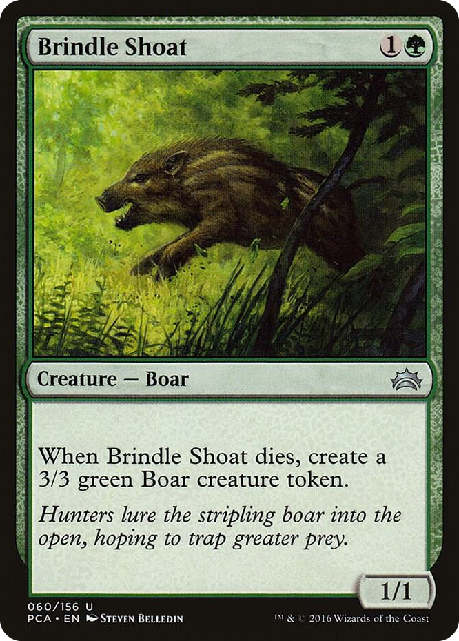 Brindle Shoat #60 U - Planechase Anthology Pokemon card