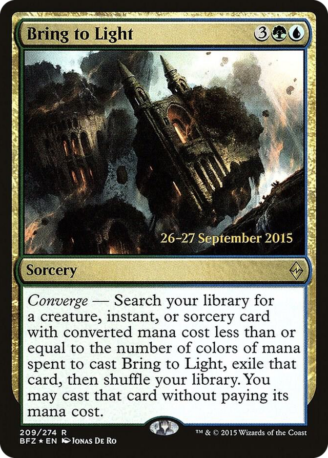 0209 Bring to Light R Prerelease Cards