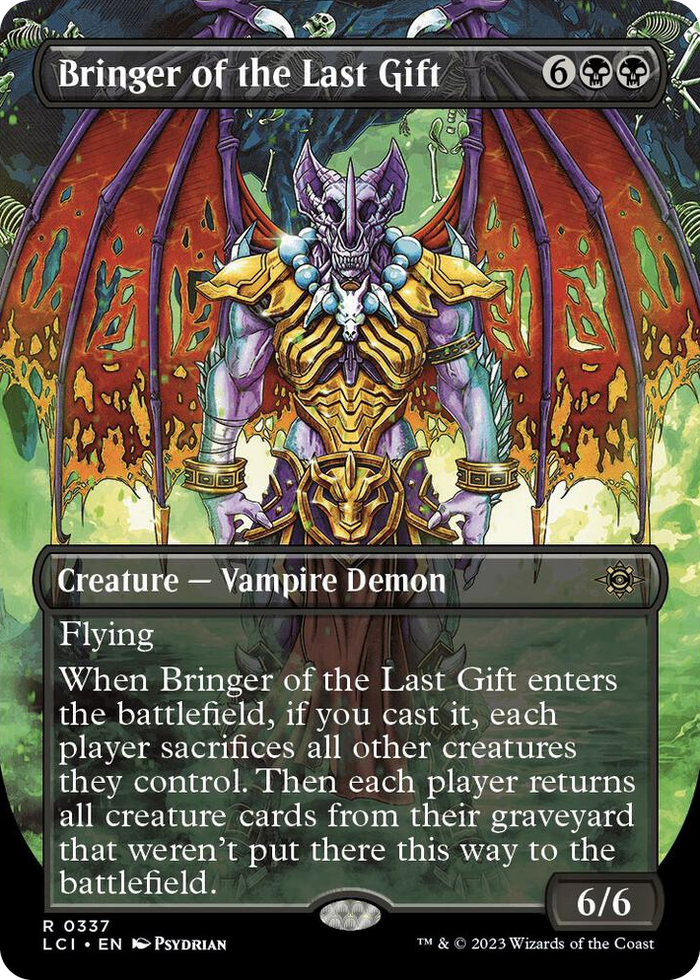 Bringer of the Last Gift (Borderless) #337 R - The Lost Caverns of Ixalan Pokemon card