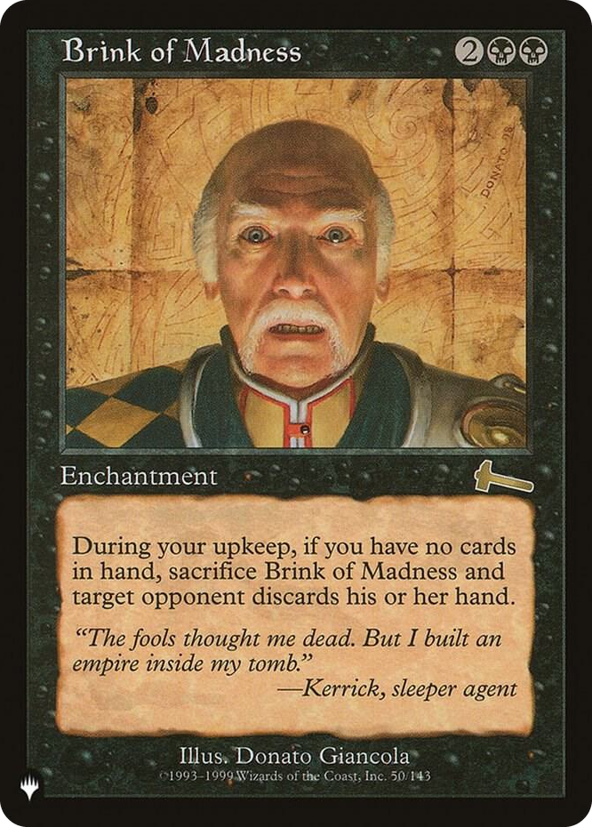 Brink of Madness #50 R - The List Reprints Pokemon card