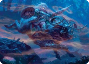 0018 Bristlebane Outrider Art Card S Art Series: Lorwyn Eclipsed