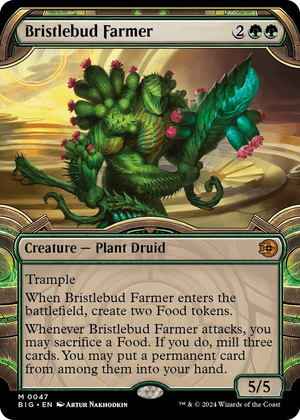 0047 Bristlebud Farmer (Showcase) M Outlaws of Thunder Junction: The Big Score