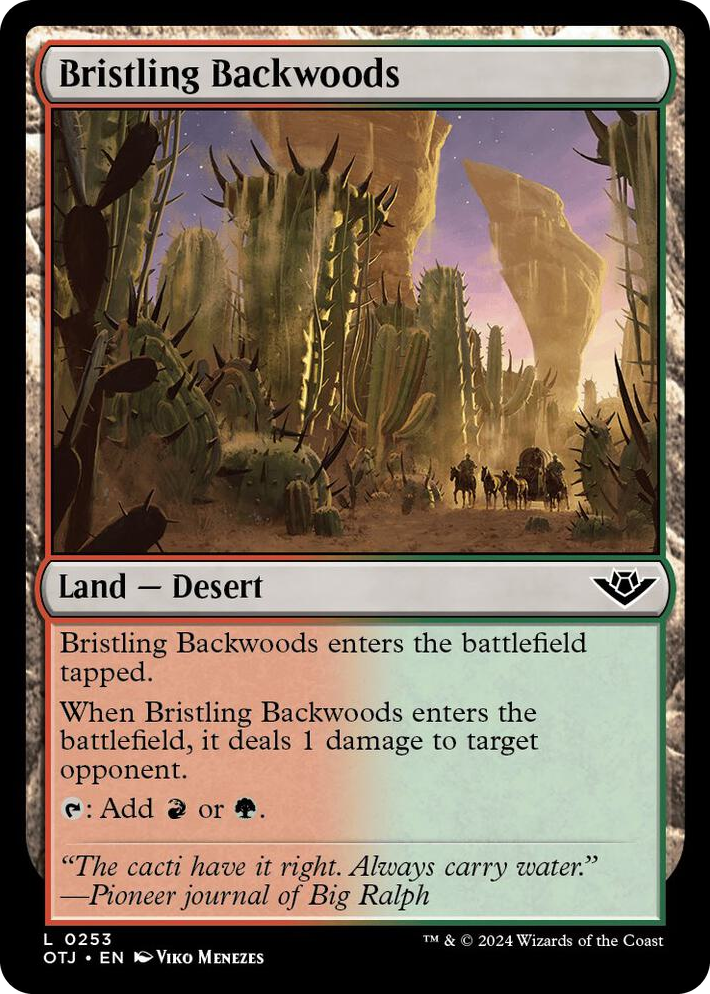 0253 Bristling Backwoods L Outlaws of Thunder Junction