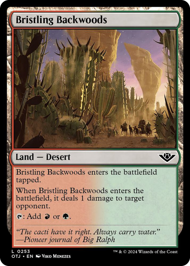 0253 Bristling Backwoods L Outlaws of Thunder Junction