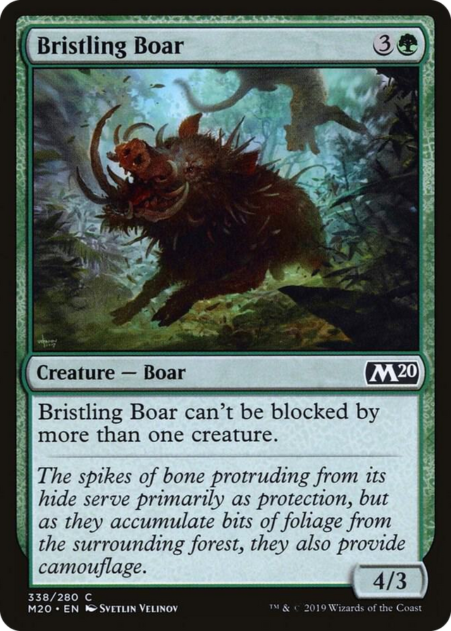 0338 Bristling Boar C Core Set 2020