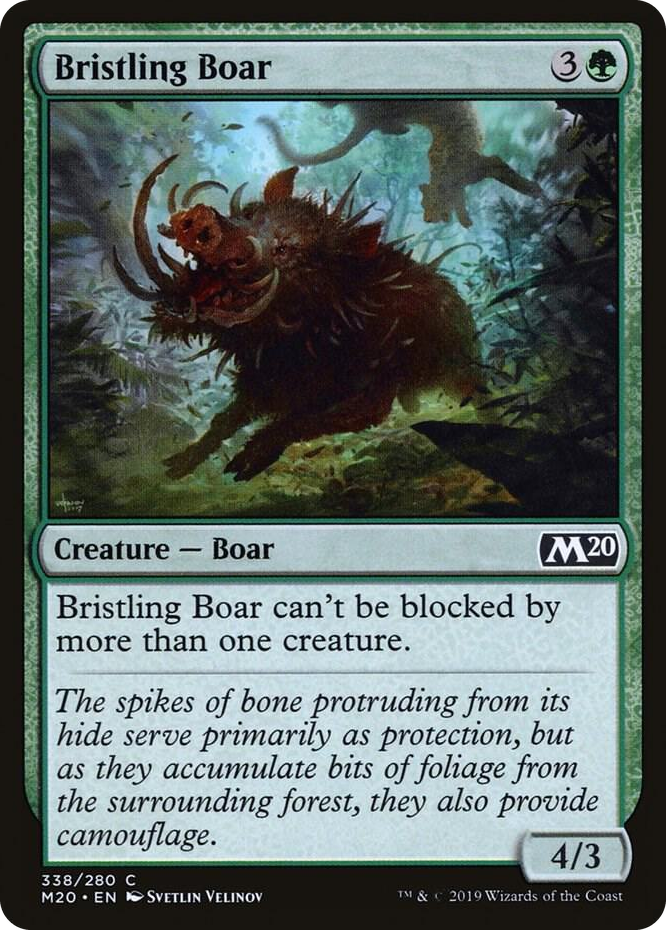 0338 Bristling Boar C Core Set 2020