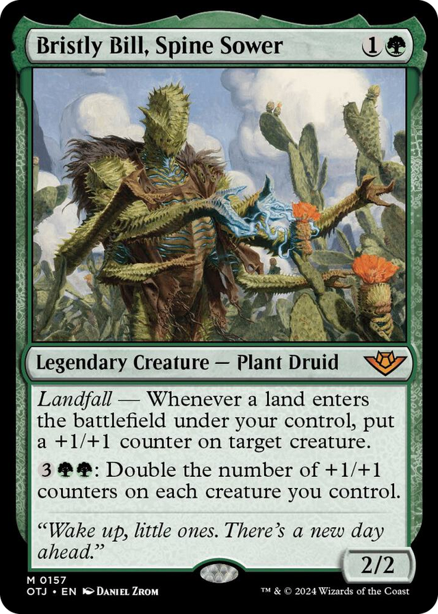 0157 Bristly Bill, Spine Sower M Outlaws of Thunder Junction