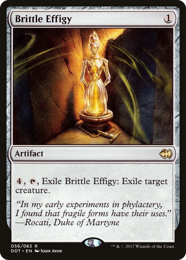 0056 Brittle Effigy R Duel Decks: Merfolk vs. Goblins