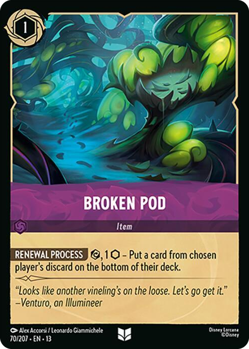 Broken Pod #70 Uncommon - Attack of the Vine! Pokemon card