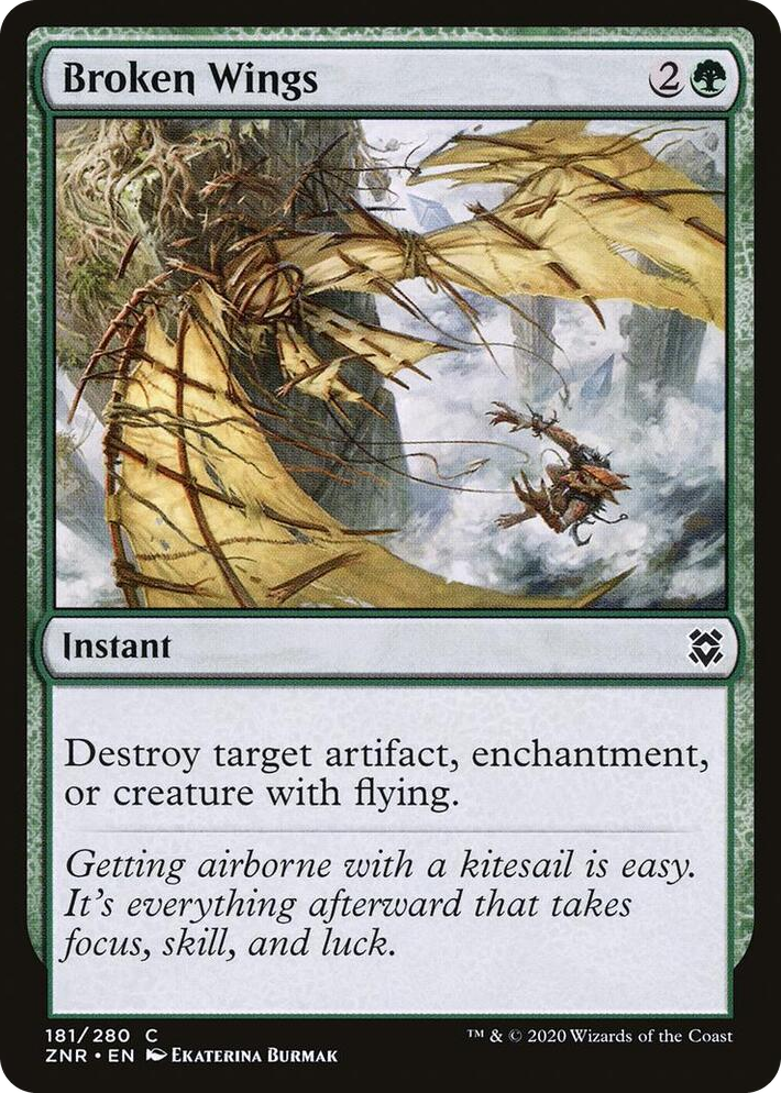 0181 Broken Wings C Zendikar Rising