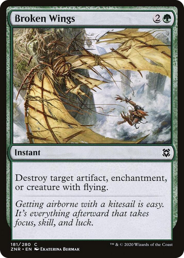 0181 Broken Wings C Zendikar Rising