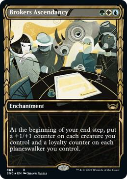 0362 Brokers Ascendancy (Gilded Foil) R Streets of New Capenna