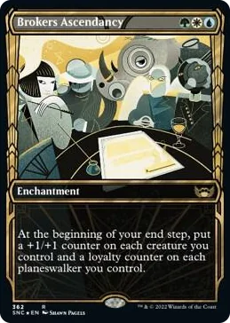 0362 Brokers Ascendancy (Gilded Foil) R Streets of New Capenna