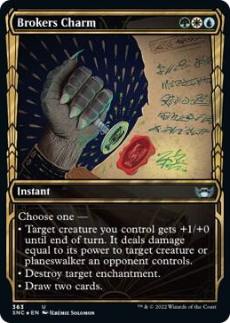0363 Brokers Charm (Gilded Foil) U Streets of New Capenna