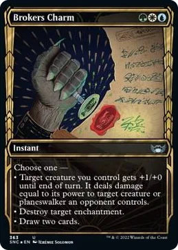 0363 Brokers Charm (Gilded Foil) U Streets of New Capenna
