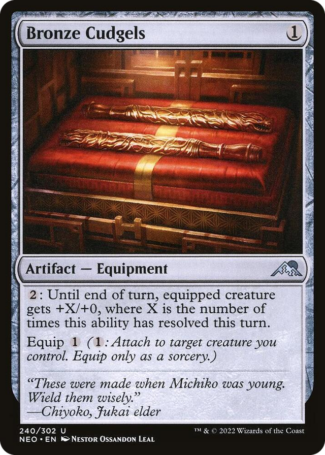 0240 Bronze Cudgels U Kamigawa: Neon Dynasty