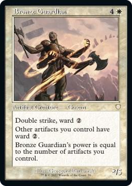 0070 Bronze Guardian (Retro Frame) R Commander: The Brothers' War