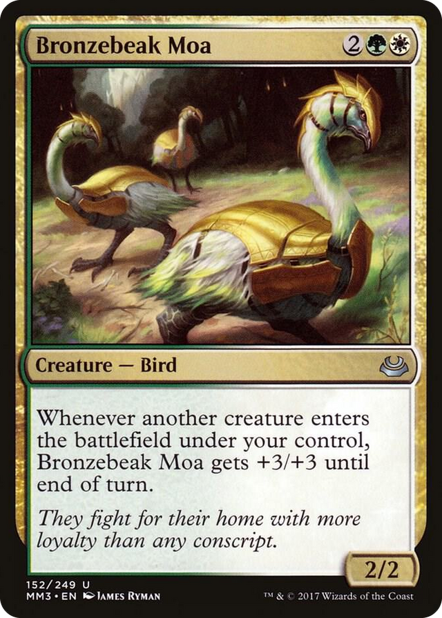 0152 Bronzebeak Moa U Modern Masters 2017