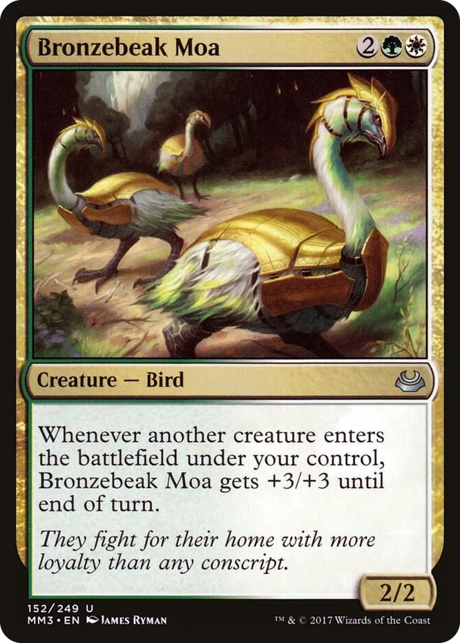 Bronzebeak Moa #152 U - Modern Masters 2017 Pokemon card