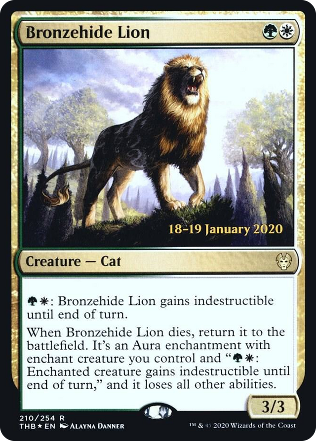 0210 Bronzehide Lion R Prerelease Cards