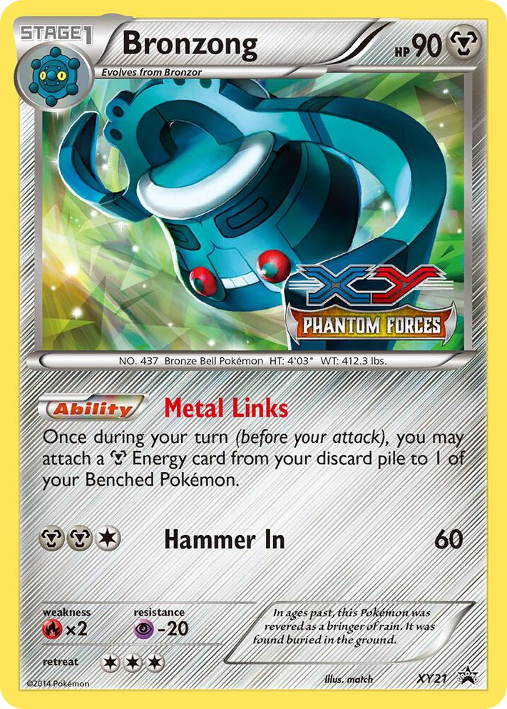 XY021 Bronzong - XY21 (Prerelease) Promo XY Promos