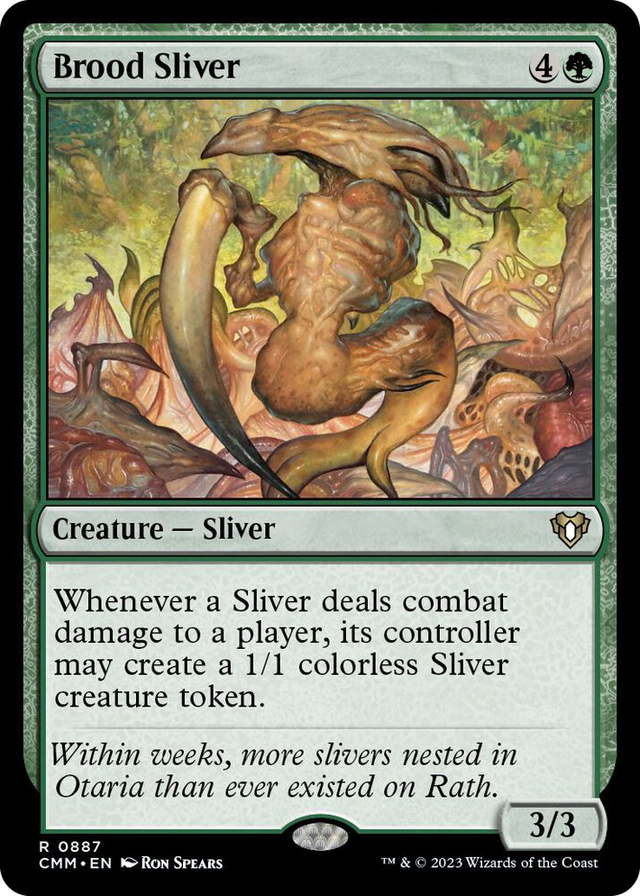 0887 Brood Sliver R Commander Masters