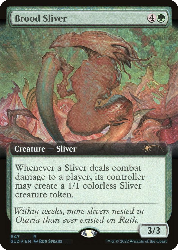 Brood Sliver (Extended Art) #647 R - Secret Lair Drop Series Pokemon card