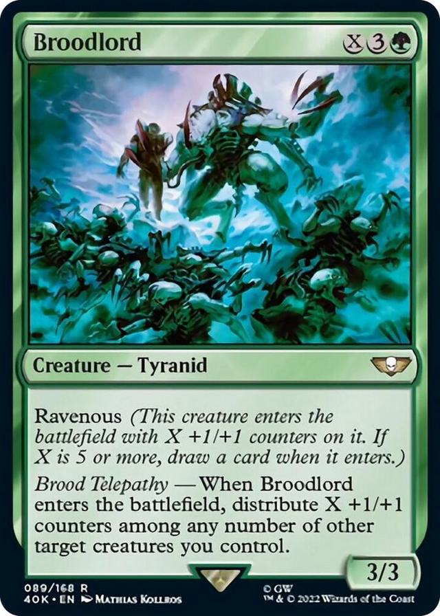 0089 Broodlord (Surge Foil) R Universes Beyond: Warhammer 40,000