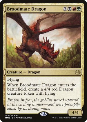 0153 Broodmate Dragon R Modern Masters 2017