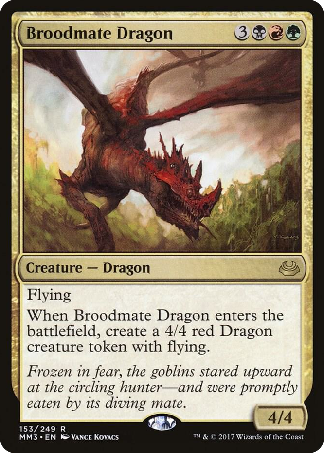 Broodmate Dragon #153 R - Modern Masters 2017 Pokemon card