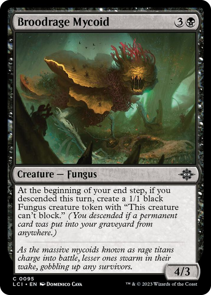 Broodrage Mycoid #95 C - The Lost Caverns of Ixalan Pokemon card