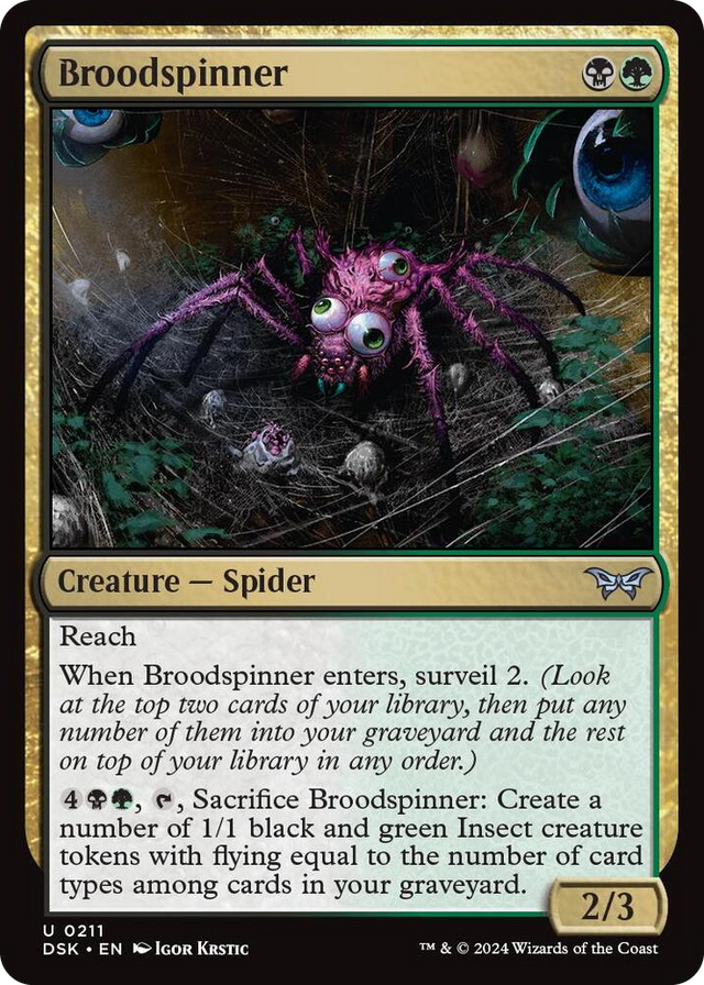 0211 Broodspinner U Duskmourn: House of Horror