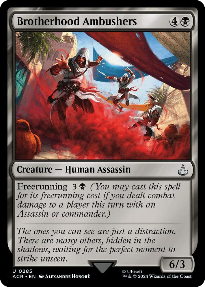 0285 Brotherhood Ambushers U Universes Beyond: Assassin's Creed