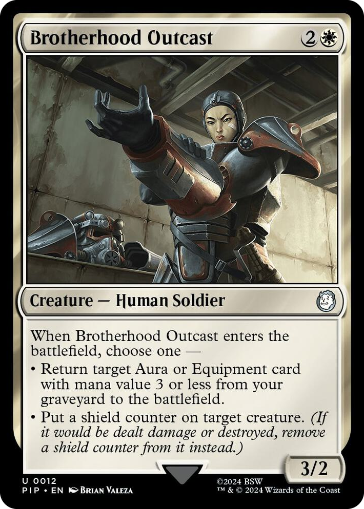 0012 Brotherhood Outcast U Universes Beyond: Fallout