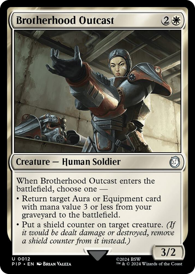 0012 Brotherhood Outcast U Universes Beyond: Fallout