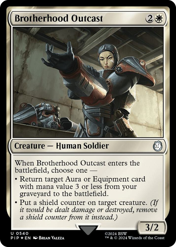 0540 Brotherhood Outcast (Surge Foil) U Universes Beyond: Fallout