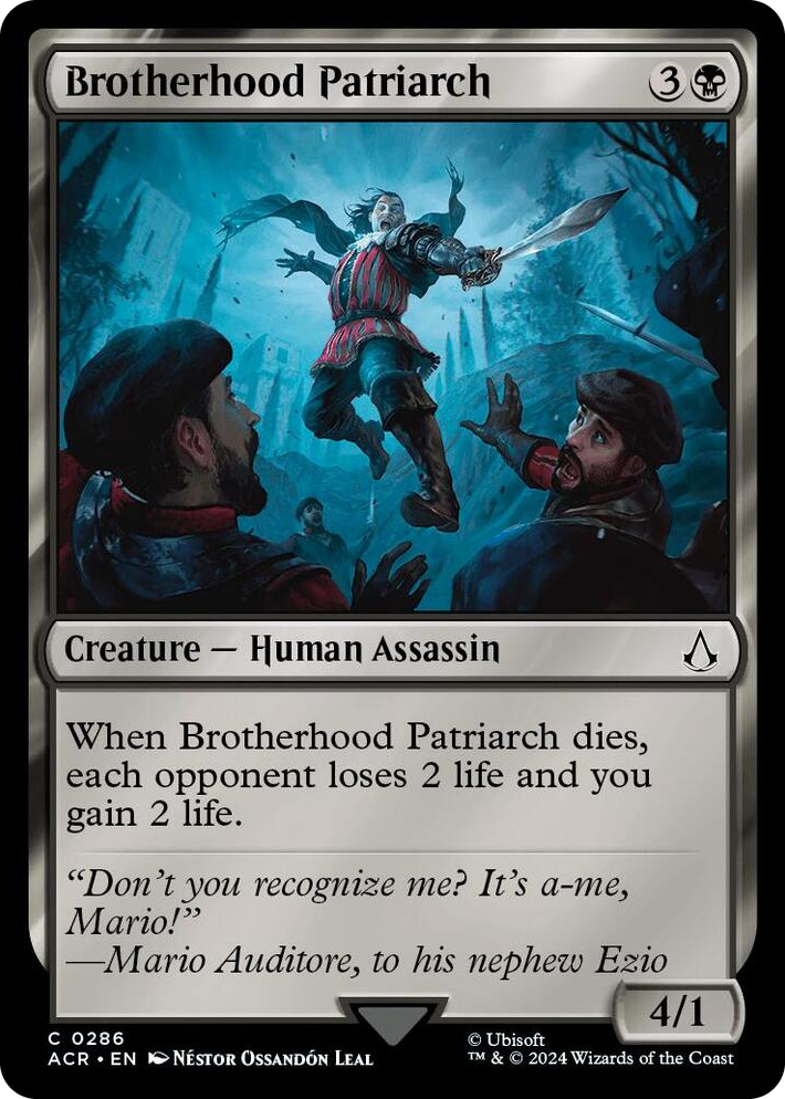 0286 Brotherhood Patriarch C Universes Beyond: Assassin's Creed