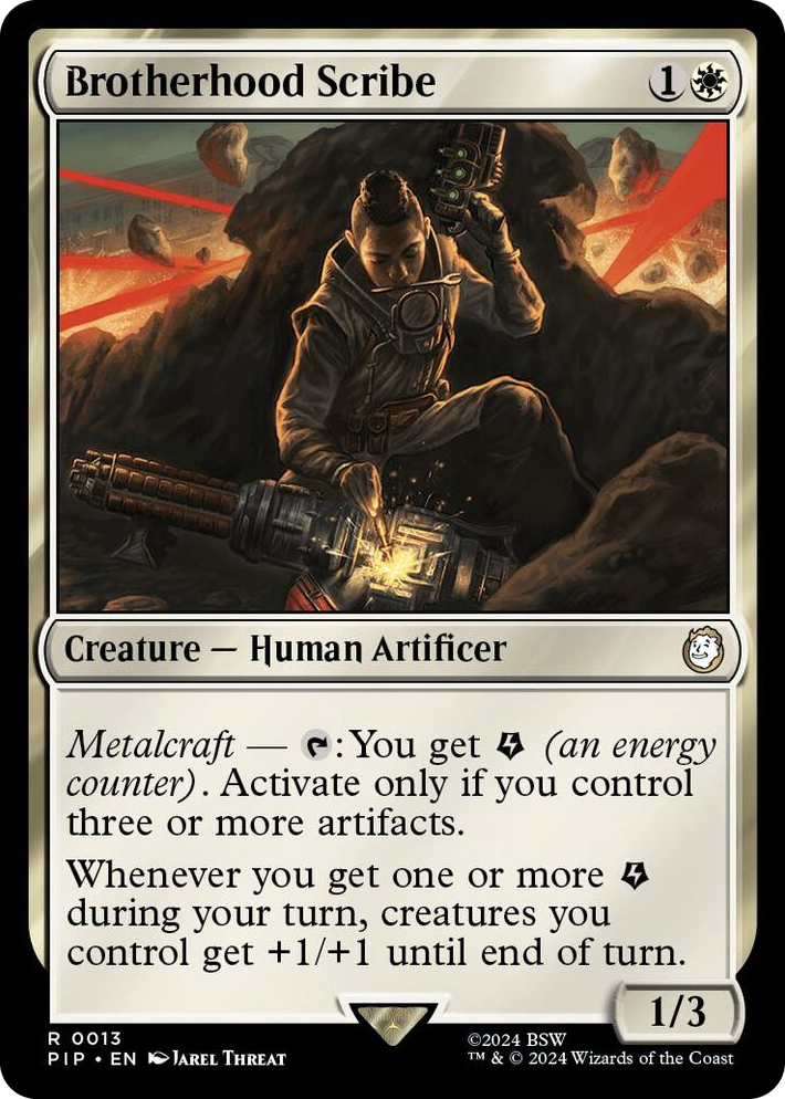 0013 Brotherhood Scribe R Universes Beyond: Fallout